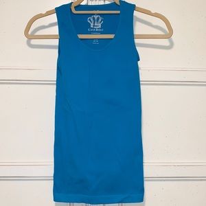 Charm School Super Soft Blue Tank Top